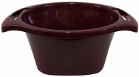 Plastic Wash Bowl Maroon