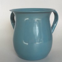 Additional picture of Wash Cup Light Blue Metallic Metal