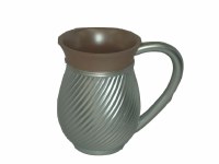 Wash Cup Silver Stripe Design