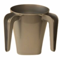Plastic Wash Cup Gold 5.5"