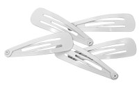 White Yarmulka Clips 12 Pack