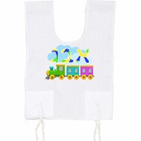 Poly Cotton Tzitzis Alef Bais Cloud Above Train Design Size 3
