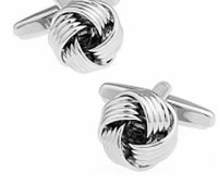 Knot Cufflinks Silver