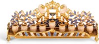 Additional picture of Menorah Jeweled Lions Wall