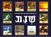 Laminated Sukkah Poster 'This Year Shall Be a Year of...' 20" x 28"