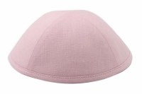 iKippah Light Pink Linen Size 3