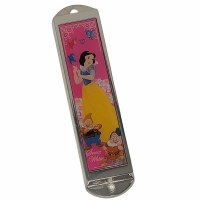 Metal Mezuzah Case Snow White Design 4"