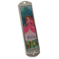 Metal Mezuzah Case Little Mermaid Design 4"