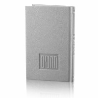 Faux Leather Tehillim Accented with Painted Pages Silver [Hardcover]