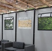 Additional picture of Vinyl Kosel Wall Hanging Sukkah Decoration 28" x 24"