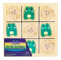 Additional picture of Tic Tac Toad Passover Wood Game