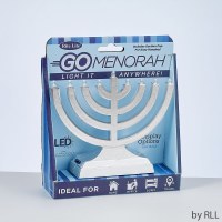 Additional picture of Plastic GoMenorah Battery Or USB Operated Silver