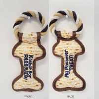 Additional picture of Chewdaica Passover Bone Squeaky Dog Toy