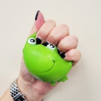 Additional picture of Passover Stress Frog Toy Green