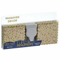 Additional picture of Passover Tablescatters Foiled Matzah and Wine Goblet Design 18 Pack