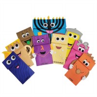 Additional picture of Chanukah Hand Puppet Paper Activity Kit 10 Piece