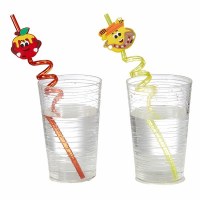 Additional picture of Rosh Hashanah Straws Honey Jar and Apple 4 Pack