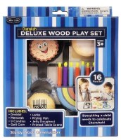 Additional picture of Wooden Chanukah Deluxe Play Set Toy