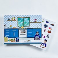 Additional picture of Chanukah Sticker Scenes with Reusable Stickers