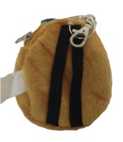 Additional picture of Teddy Bear Change Wallet with Zipper