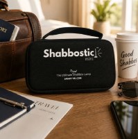 Additional picture of Shabbostick Mini Travel Shabbat Lamp White 6"