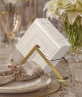 Additional picture of Lucite Zemirot Holder Includes Set Of 6 Faux Leather Cream Zemiros Shabbos Noam Style Ashkenaz [Hardcover]