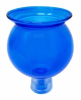 Set of Colored Glass Oil Cups - 9 Pieces