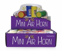 Additional picture of Mini Air Horn Purim Design Assorted Colors 1 Piece