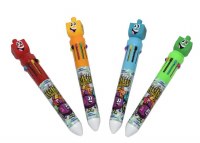 Additional picture of 10 Coloured Pen Assorted Colors Single Piece