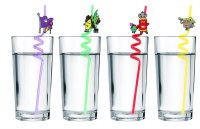 Additional picture of Succos Theme Straws 4 Pack