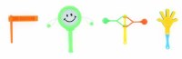 Additional picture of Purim Party Favor Noise Makers Assorted Designs 12 Pack