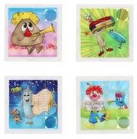 Additional picture of Purim Sliding Puzzles Toy 4 Pack