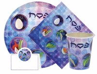 Additional picture of Passover Paper Cups Seder Plate Design 8.5 oz 12 Count