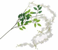 Additional picture of Floral Hanging Sukkah Decoration White