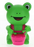Additional picture of Passover Drumming Frog Assorted Color Drums Single Piece 4.7"