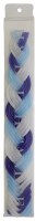 Additional picture of Havdalah Candle Blues and White Flat Braid 11"
