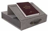 Additional picture of Faux Leather Portable Adjustable Shtendable Medium Size Gray 12" x 12"