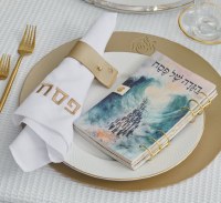 Additional picture of Leather Childrens Haggadah Shel Pesach Painted by Batya [Spiralbound]