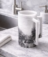 Additional picture of Resin Washing Cup Ombre Design Black