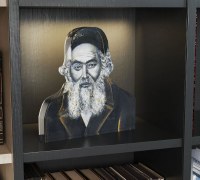Additional picture of Lucite Tabletop Gedolim Block Chofetz Chaim