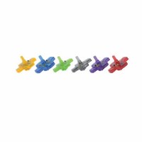 Additional picture of Light Up Spinning Dreidel Assorted Colors Single Piece