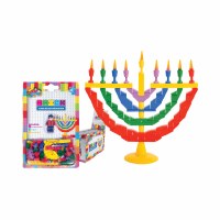 Additional picture of Brick Hanukkah Menorah Block Toy Set