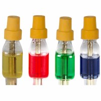 Additional picture of Ohr Lights Liquid Prefilled Colored Oil Vials Extra Small Glasses Burntime 1 Hour