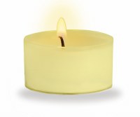 Additional picture of Olive Oil Tea Light Candles in Clear Cups 40 Pack