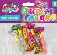 Additional picture of Purim Blowouts Purim Favor 6 Pack