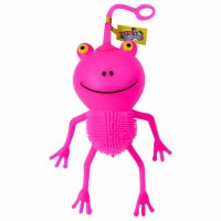Additional picture of Squishy Frog Textured Bottom Assorted Colors Single Piece 4.75"