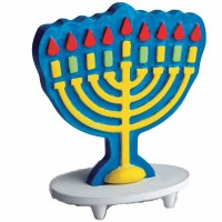 Additional picture of Make Your Own Menorah Plaster Activity Kit