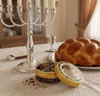 Additional picture of Elegant Round Tin Besamim Holder 6cm