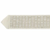 Additional picture of Satin Atara Crystal Rectangle Shape White 3.5"