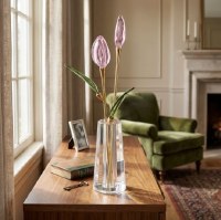 Additional picture of Crystal Pink Tulip in Vase 10"